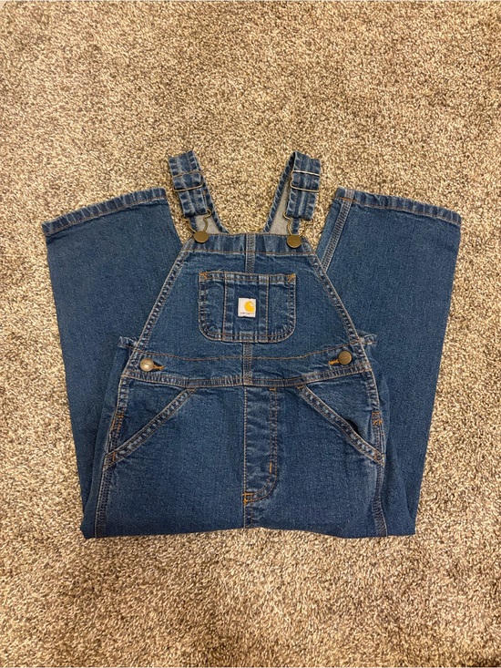 Carhartt Other - NWOT Carhartt Dark Blue Denim Bib Overalls 3T